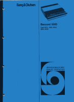 Bang & Olufsen - Beocord_5500_C-Service-Manual